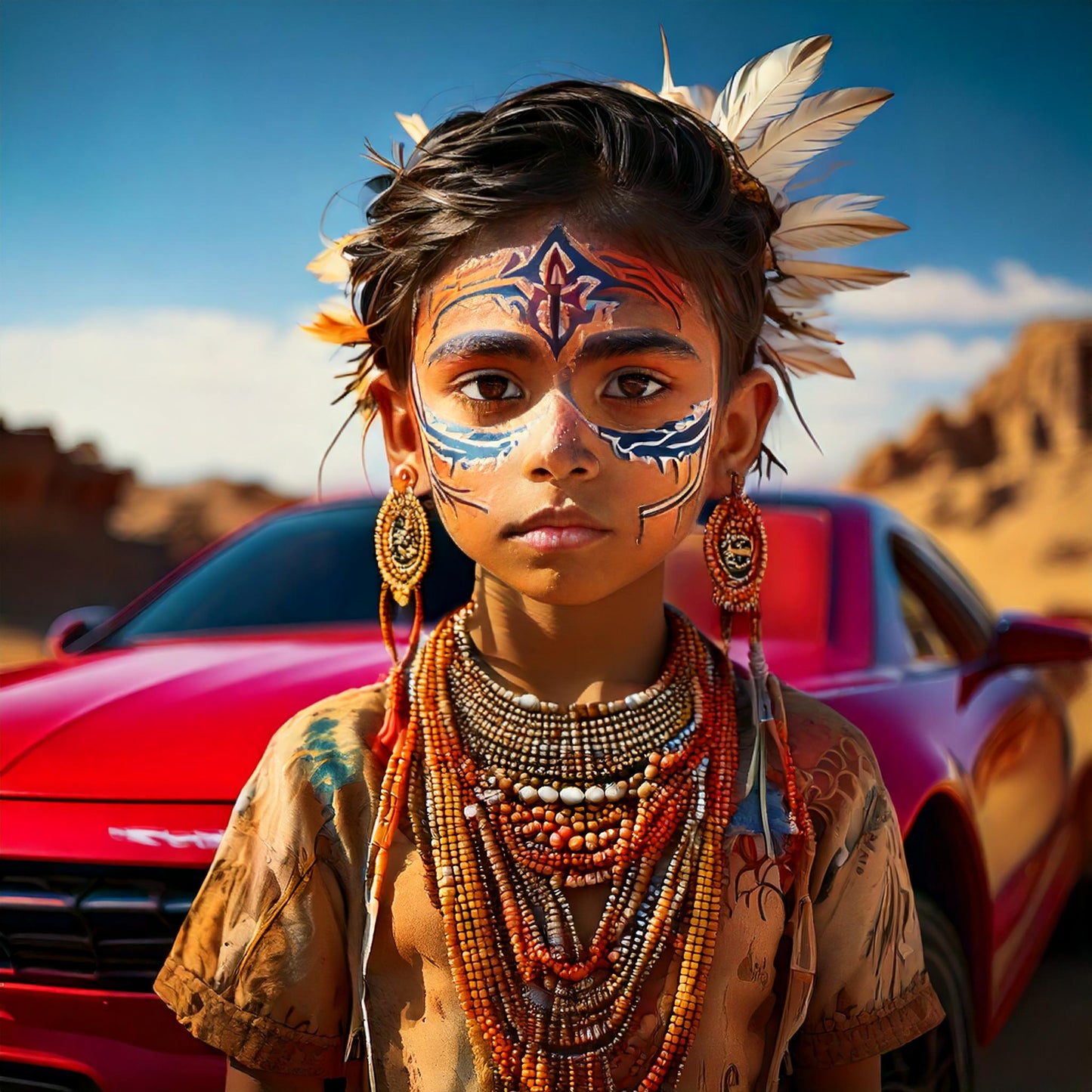 Poster AI-art | Children of the desert