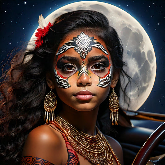 Poster print | AI-art | Beauty of the moon