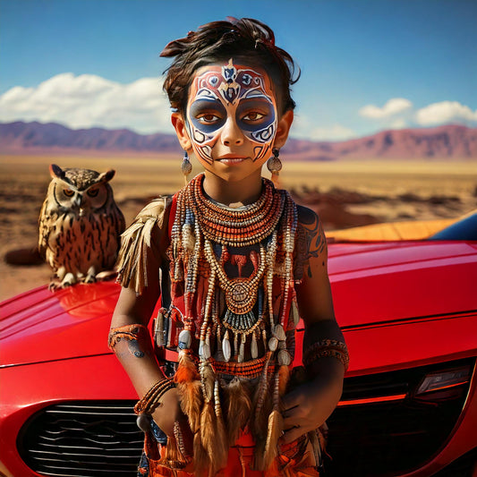 Poster AI-art | Children of the desert